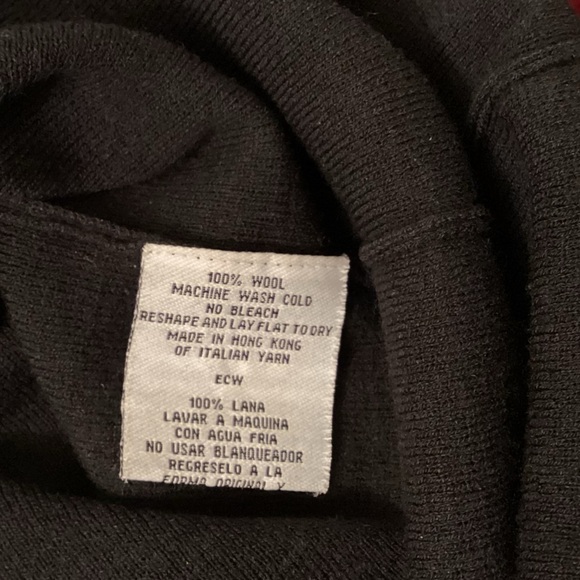 Eileen Fisher Black Sweater, Square Neck, Size Medium, *Host pick* - Picture 2 of 11